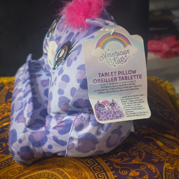 Purple Leopard Tablet Pillow - Picture 5 of 5